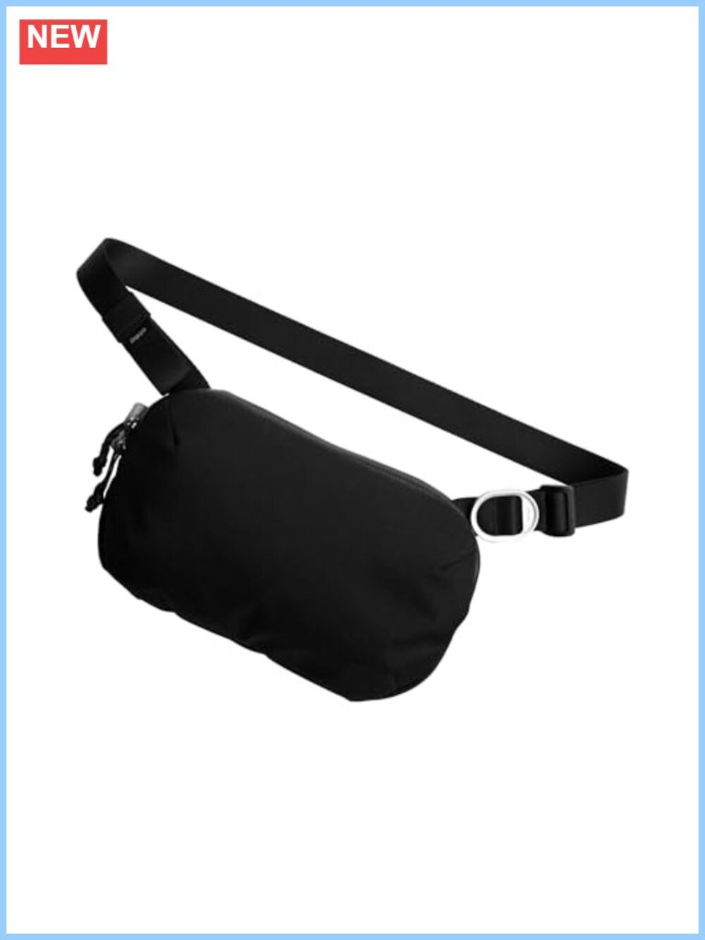 Sling Crossbody Bag Water-Resistant Adjustable Strap 5 Pockets
